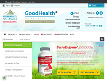 Tablet Screenshot of goodhealthoz.com